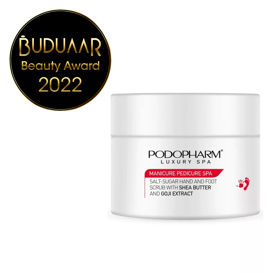 Podopharm SALT-SUGAR SCRUB, SHEAVÕI JA GOJI EKSTRAKTIGA KOORIJA (300G)