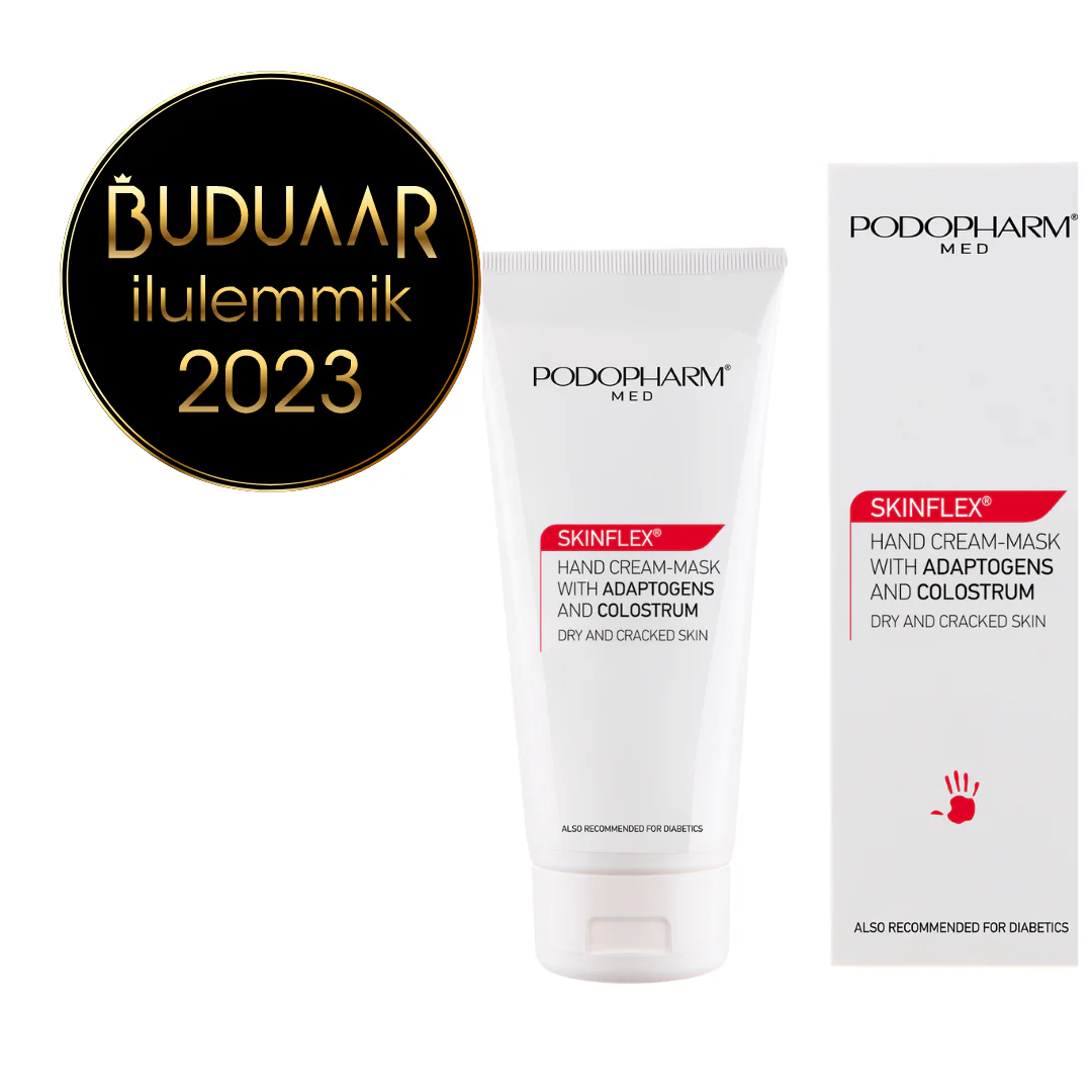 Podopharm HAND CREAM-MASK WITH ADAPTOGENS AND COLOSTRUM, KREEM-MASK ADAPTOGEENIDE JA TERNESPIIMAGA 75ML