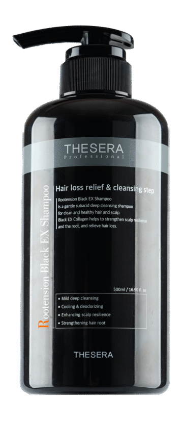 Thesera Rootension Black EX Shampoo, 500ml