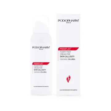 Podopharm FOAMY FOOT CREAM FOR SKIN CALLOSITY, 15% UUREAGA VAHTKREEM JALGADELE 125ML