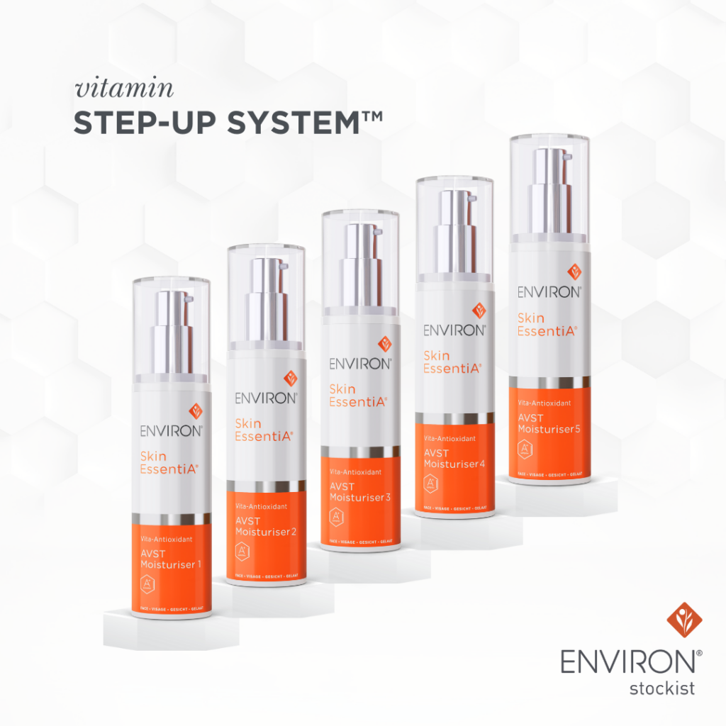 Environ Vitamin STEP-UP System – AVST Moisturiser 1 kuni 5 astmeliselt kasvava A-vitamiini sisaldusega
